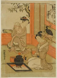 Kakkyo (kinesisk: Guo Ju), fra serien "Fashionable Japanese Versions of the Twenty-four Paragons of Filial Piety (Furyu Yamato nijushiko)".