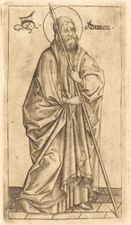 Sankt Thomas eller Sankt Simon, ca. 14701480.