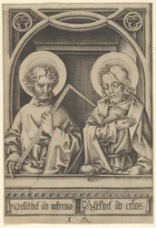 De hellige Thomas og Jakob den Mindre, fra The Apostles,.n.d.