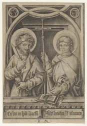 Skt. Bartolomæus og Skt. Filip, fra Apostlene, 1435-1503.