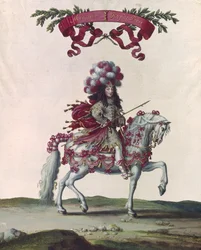 Philippe I (1640-1701) hertug af Orleans som konge af Persien, en del af karrusellen givet af Ludvig XIV (1638-1715) foran Tuilerierne, 5. juni 1662