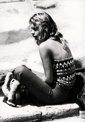 En ung hippie, ca. 1970
