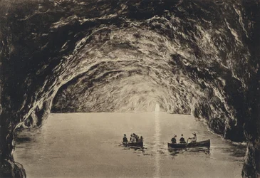 Napoli: Capri, Blue Grotto (s/h foto)