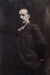 Portræt af den franske komponist Charles Maria Widor (1845-1937)