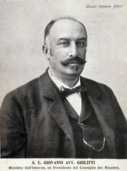 Portræt af Giovanni Giolitti (1842-1928), italiensk politiker.