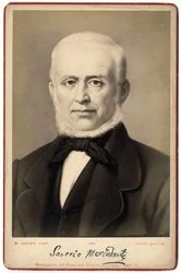 Portræt af Saverio Mercadante (1795-1870), italiensk komponist.