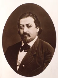Portræt af den polske komponist Henryk Wieniawski (1835-1880)