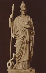 Statuen af Minerva i Vatikanets museum, Rom