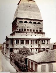 Udsigt over den Antonellianske Muldvarp i Torino, ca. 1878