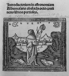 An Astronomer stargazing, fra Introductorium in Astronomiam, udgivet i Venedig 1506