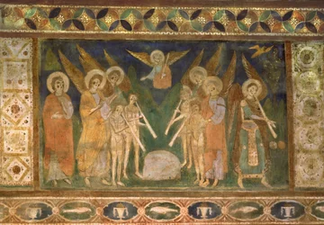 Apokalyptisk scene, Castel SantElia, Nepi, Italien