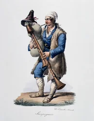 Sækkepiper, Italien