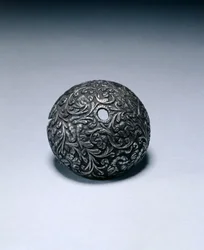 Koldekappe fra en flintlåspistol, ca. 1650-60 (stål)