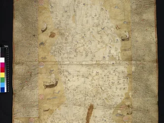 Cotton Roll XIII, 44 Italien-provinsens moderne sted (vellum)