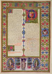 Fol.211r Brev fra St. Paul til Filemon, fra Borso d