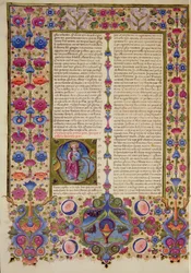 Fol.232v Andet Brev fra St. Paul til Apostlene, fra Borso d