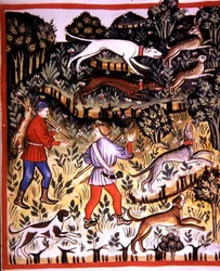 Fol.72r Jagthare, illustration fra 