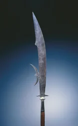 Glaive med armene fra Giustini-familien, Venedig, ca. 1600-20 (stål og træ)