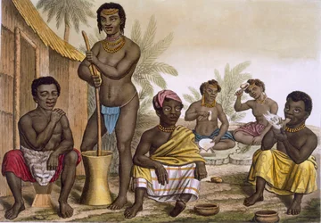 De indfødte fra Muchicongo-stammen, nær Luanda, Congo, bind II, c1820-3