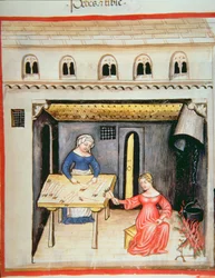 Nova 2644 fol.78r Klargøring af dyrefødder og klove, fra Tacuinum Sanitatis