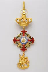 Sankt Georgs orden af Réunion: insignier tilhørende kongehusets suveræner (1800-1850)