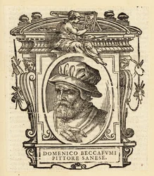 Portræt af Domenico di Pace Beccafumi, italiensk renæssancemaler
