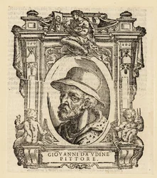 Portræt af Giovanni Nanni, italiensk maler og arkitekt født i Udine
