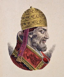 Portræt af paven Adrian V (Adrian, Hadrian af Hadrians eller Adriano) (1276)