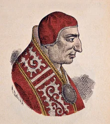 Portræt af pave Benedikt VIII (1012-1024)
