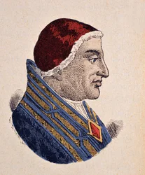 Portræt af pave Benedikt XII (1334-1342)