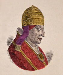 Portræt af paven Innocentius III (Innocenzo, Innocentius) (1198-1216)