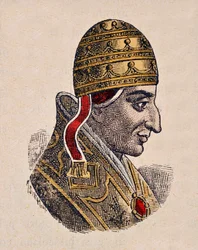 Portræt af pave Johannes XIV (Giovanni, Ioannes) (983-984)