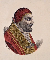 Portræt af pave Johannes XIX (Giovanni, Ioannes) (1024-1032)