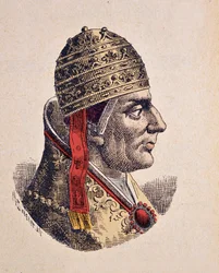 Portræt af paven Nicolas IV (Nicola, Nicholas eller Nicolo eller Niccolo eller Nicolaus) (1288-1292)