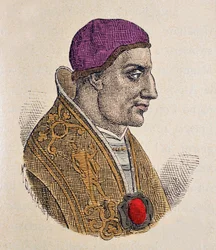 Portræt af paven Paul Ier (Paolo, Paulus) (757-767)