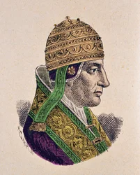 Portræt af pave Sankt Celestine V (1294)
