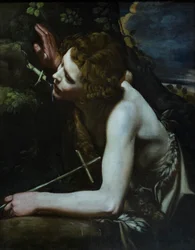 Sankt Johannes Døberen, ca. 1640-60 (olie på lærred)