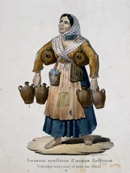 Sælger af svovlholdigt vand, Italien