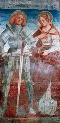 Sankt Fermo og Sankt Apollonia (fresko)