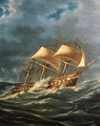 Prince Umberto-dampskibet med skruepropel, søsat 22. august