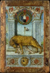 Hun-ulven, der dier Romulus og Remus
