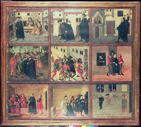 Historien om Antonio di Giuseppe Rinaldeschi, en florentinsk adelig, florentinsk skole (se detaljer 52655)