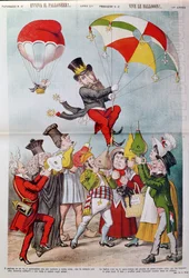 The Wilson Affair i 1887, forside af Le Perroquet