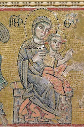 Jomfru og barn, Cosmati (mosaik)
