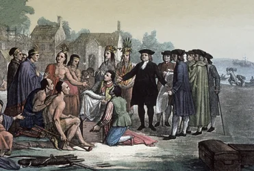 William Penn, ca. 1820 (kobberstik)