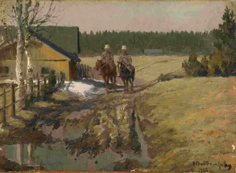 Kosakker til hest, 1916