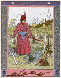 Prinsessen og frøen, ca. 1899 (litografi)