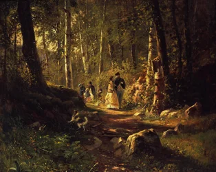 En tur i en skov, 1869