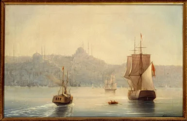Konstantinopel, havn / maleri af I.K. Aivazovsky