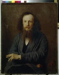 Portræt af Dmitri Mendeleev